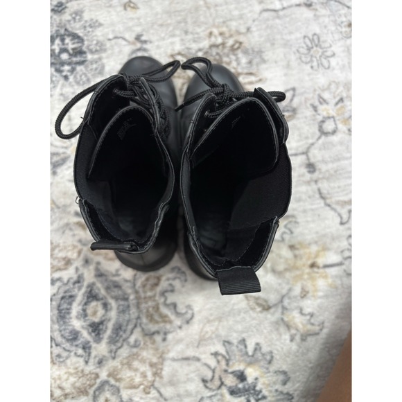 Rock & Candy Black Combat Boots Women's 9.5 Lace-Up Chunky Sole Grunge Goth - Picture 7 of 11